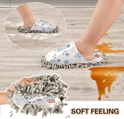 Kigai Microfiber Slippers with Bohemian Flowers 1