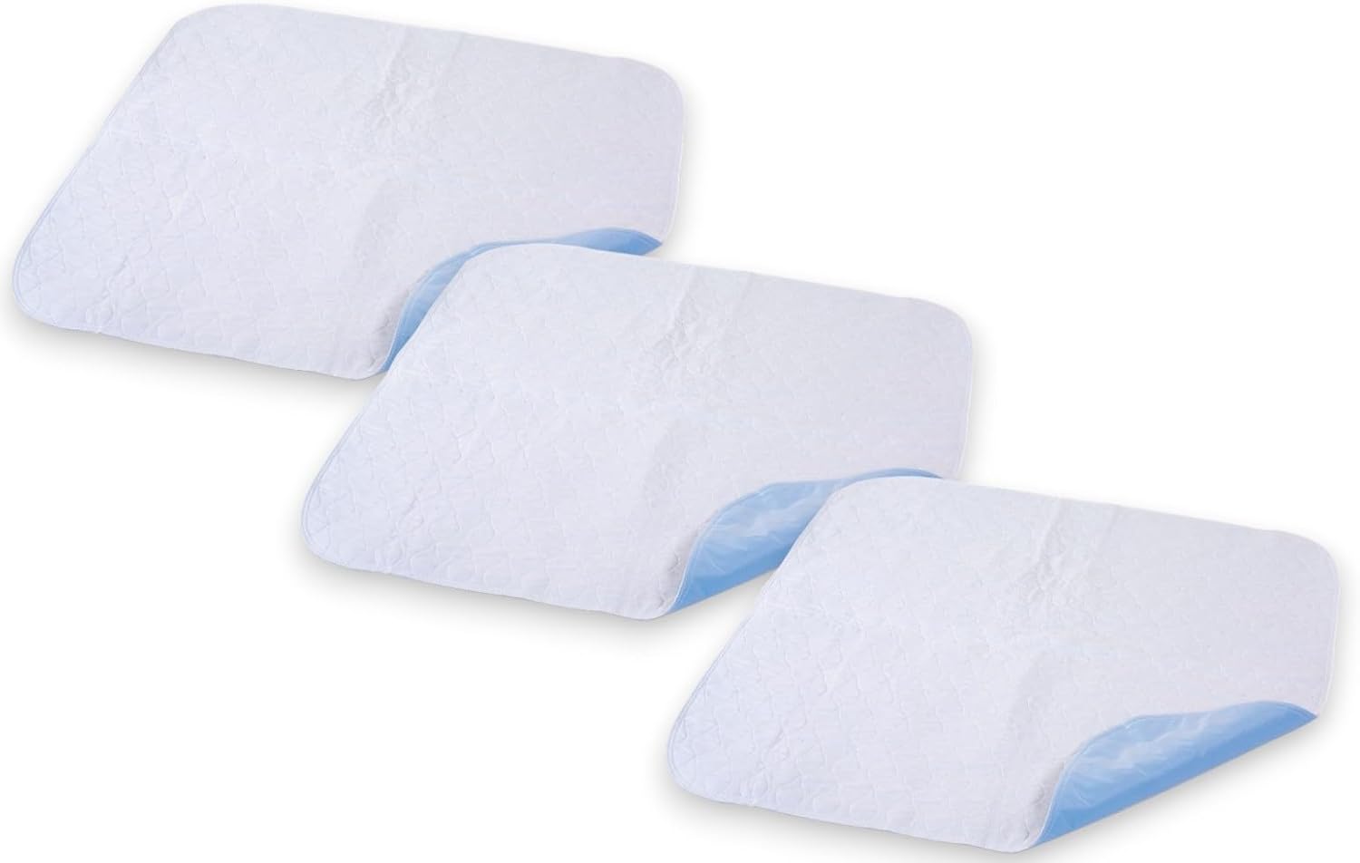 Essential Medical Supply Quilted Birdseye Cotton Underpad - 3 Pack