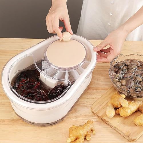 Fruit Cleaner Spinner with Brush for Kitchen