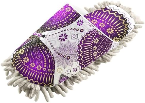 Sinestour Butterflies Mop Slippers for Floor Cleaning