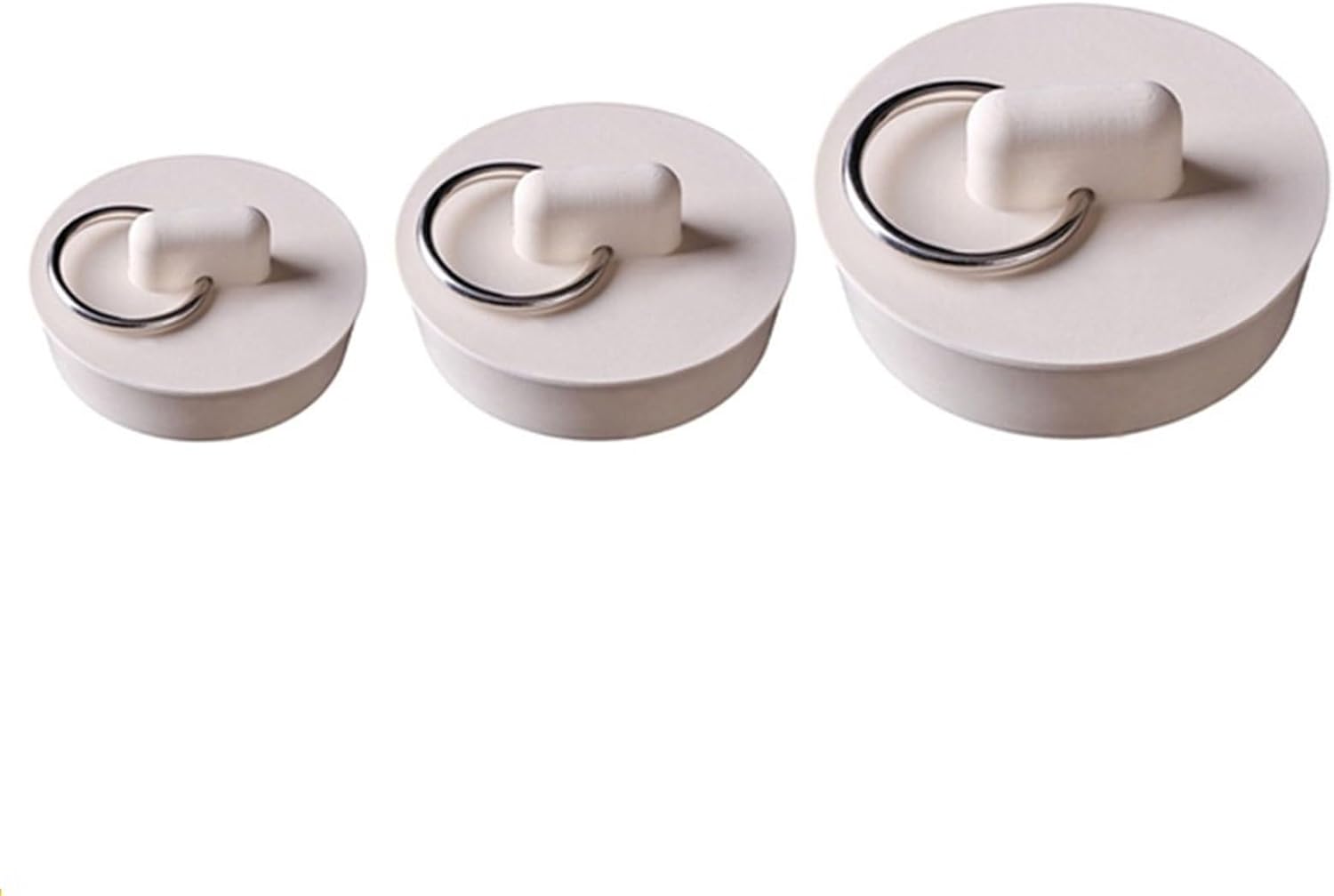 Bath Plug Caps Rubber Drain Stopper for Kitchen Bathroom