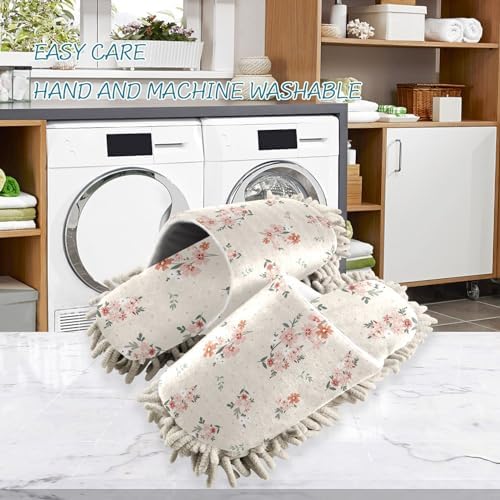 Kigai Microfiber Slippers with Bohemian Flowers
