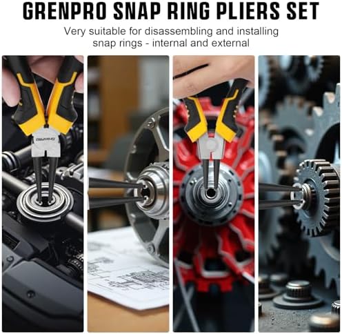 GRENPRO 4-Piece Snap Ring Pliers Set 1