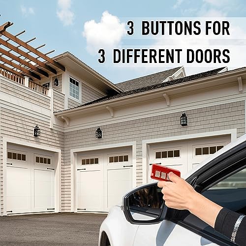 GONAT Universal Garage Door Opener Remote with Visor Clip 2 Pack
