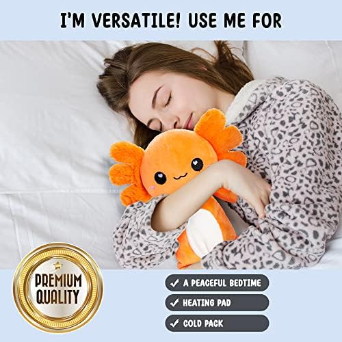 Happy Fuel Axolotl Microwavable Heating Pad 1