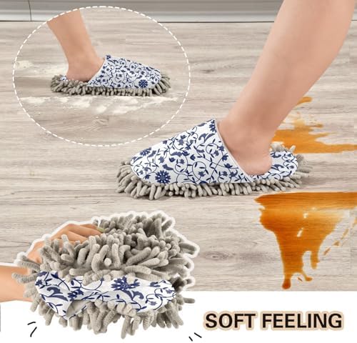 Kigai Microfiber Slippers with Floral Design