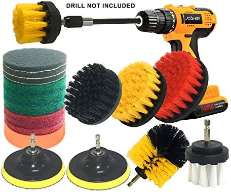 JOQINEER Drill Brush Cleaner Kit with 20 Pieces