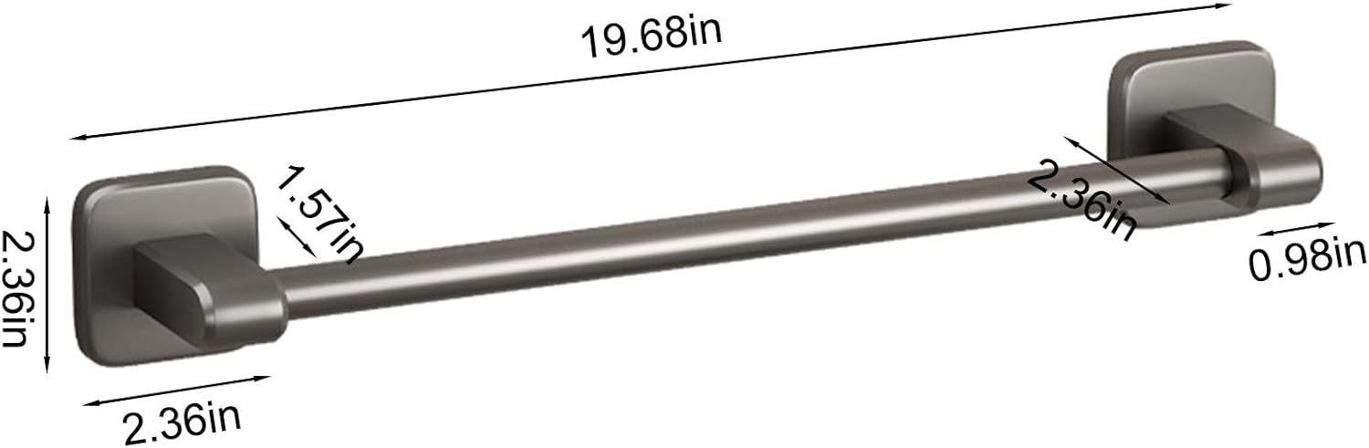 19 Inch Aluminum Towel Bar for Bathroom