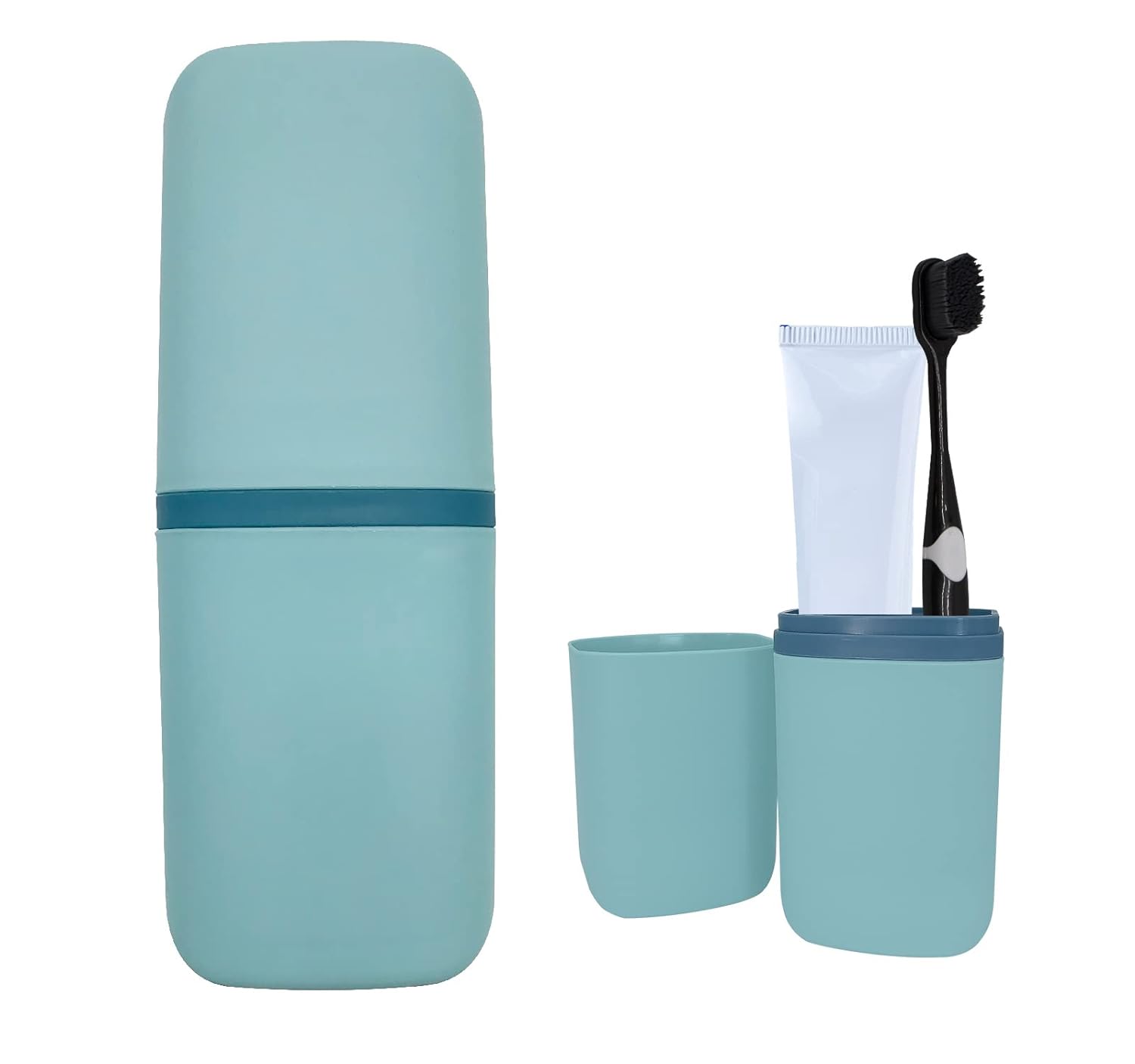 SietDESEO Travel Toothbrush Toothpaste Case Holder 1
