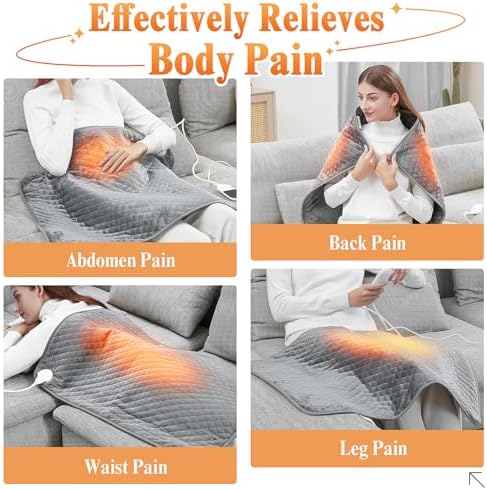 Focbeo Extra Large Heating Pad for Back Period Pain Relief