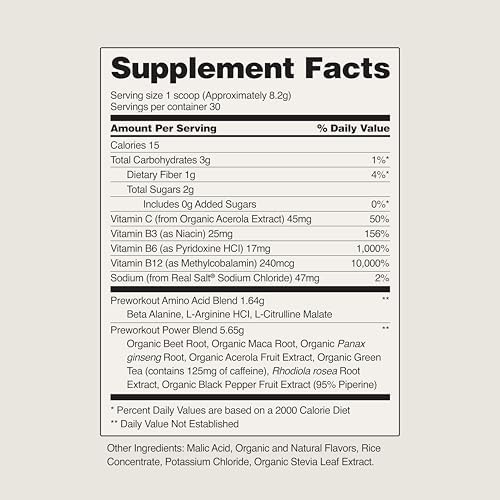Snap Supplements Beet Root Powder Pre Workout