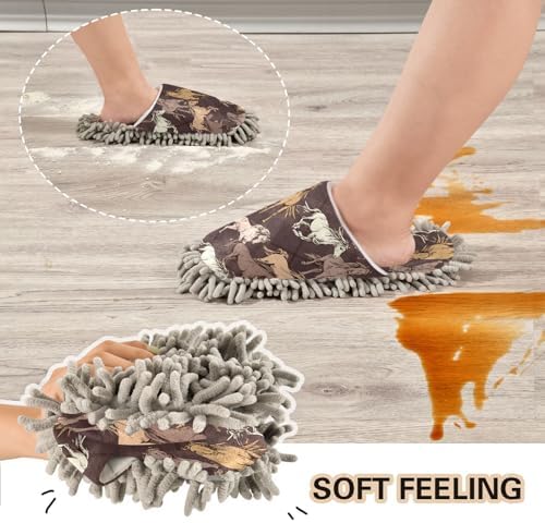 Sinestour Microfiber Mop Slippers for Floor Cleaning 1