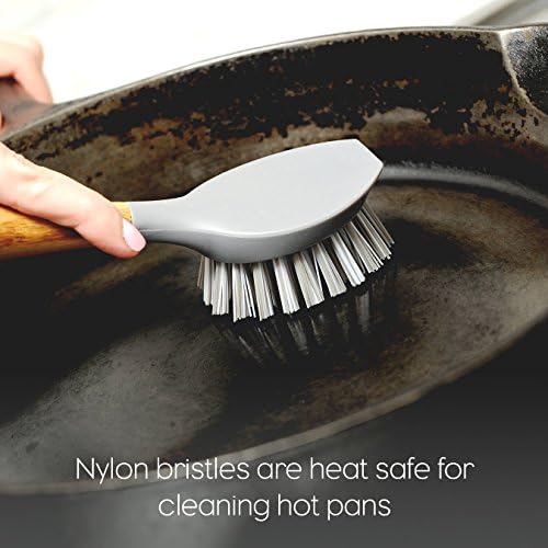Full Circle Dish Brush Set - Cast Iron Dish Brushes