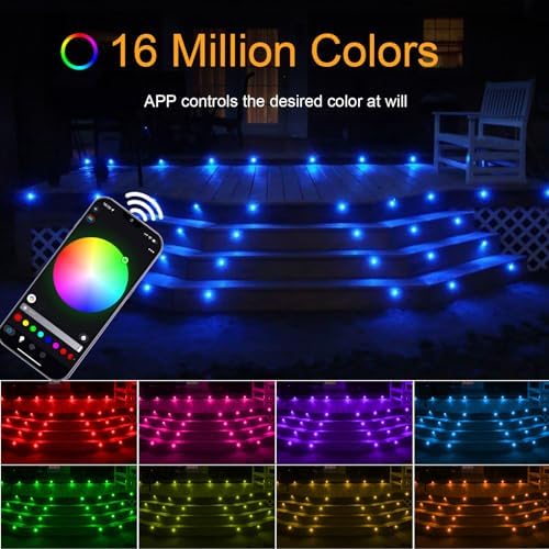 Sumaote LED Deck Light Kit 20-Pack Smart RGB Control