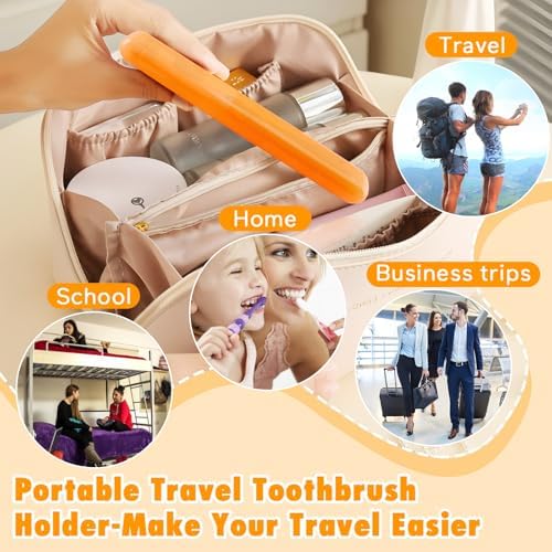 HOFASON 24PCS Travel Toothbrush Holders in Bulk 8x12x08 Inch
