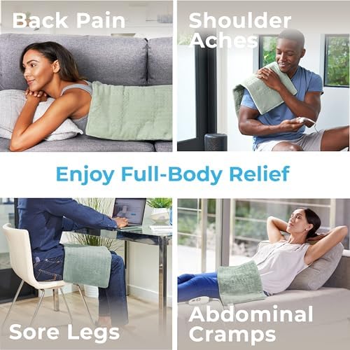 PureRelief XL Heating Pad - 12x24 Electric for Pain Relief