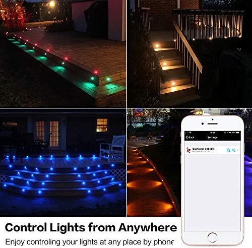FVTLED WiFi Deck Lights Kit RGBW with Voice Control