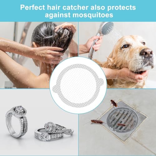 30PCS Disposable Hair Catcher for Bathrooms and Sinks
