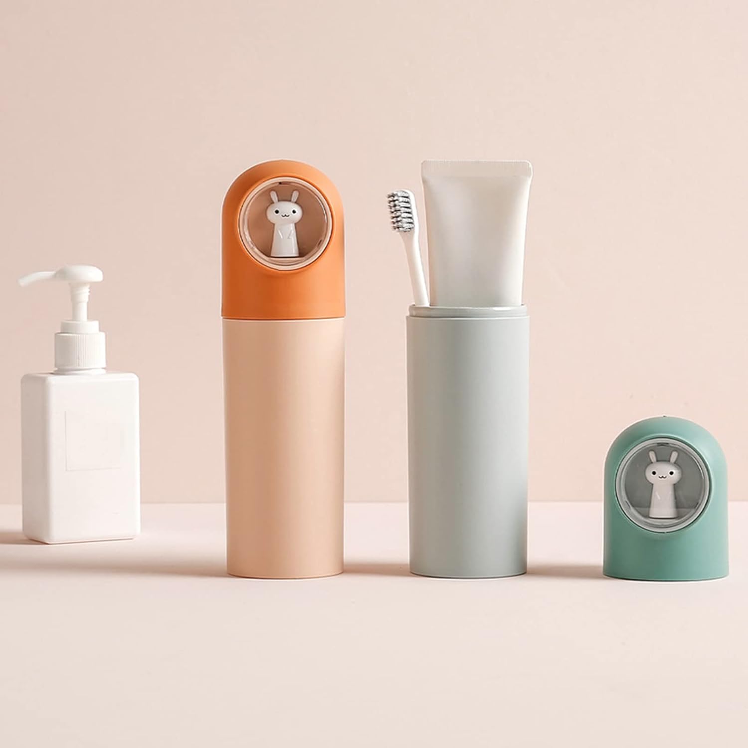 Travel Toothbrush Holder with Cover for Portability and Safety