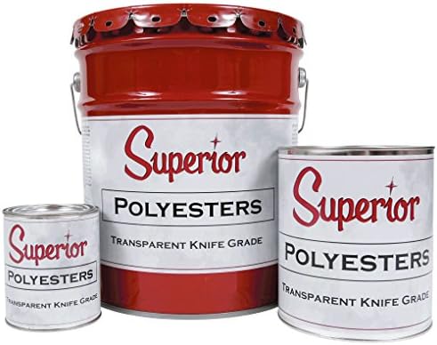 Superior Stone Polyester Transparent Adhesive 5 Gallon Pail 1