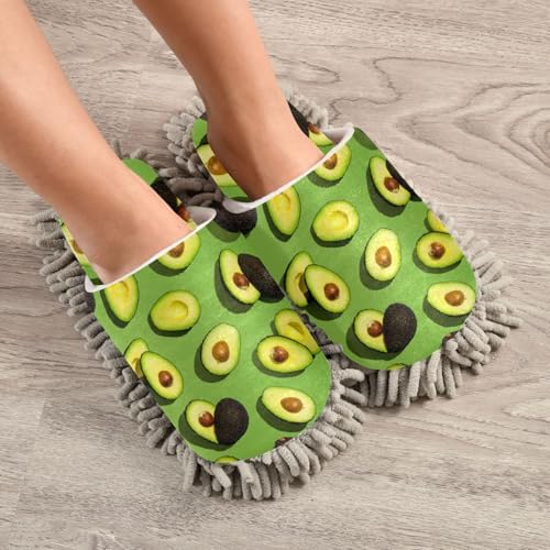 Sinestour Avocado Mop Slippers for Floor Cleaning