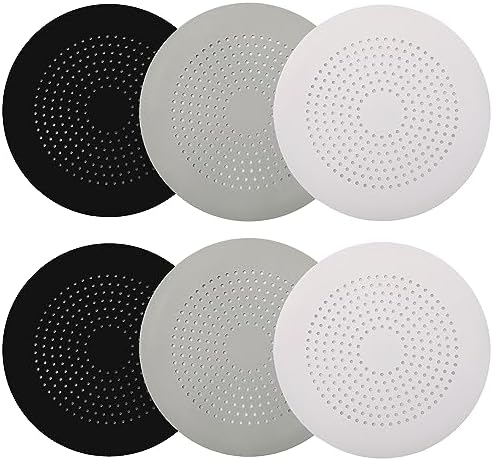 6 Pack Hair Catcher with Suction Cups for Shower and Sink 1