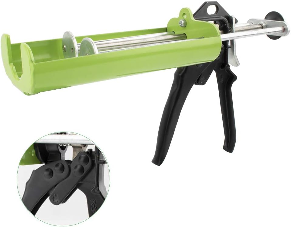 CJGQ Epoxy Gun 400mL 11 Mix Dual Component Adhesive Applicator