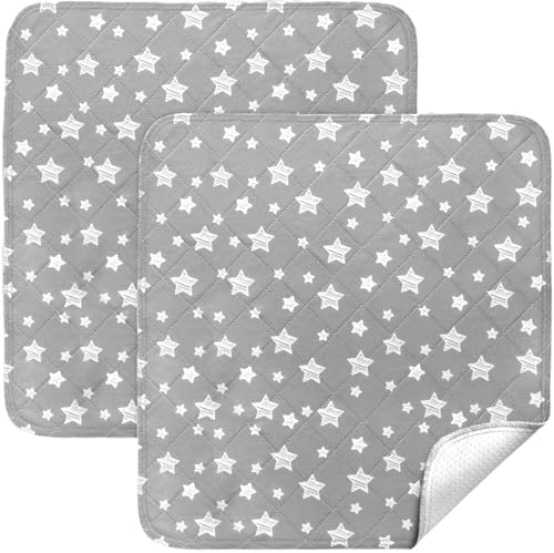 Moonsea Waterproof Bed Pads 21x22 Non Slip Incontinence 2 Pack