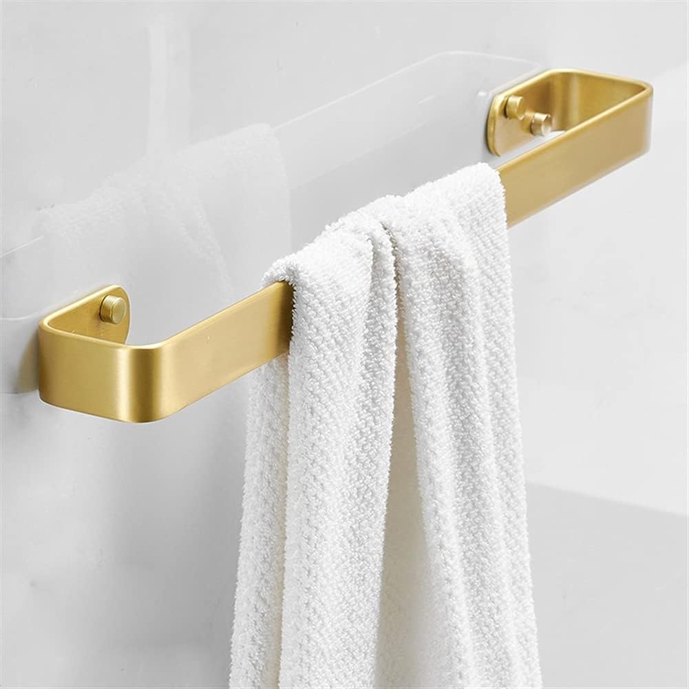 Brushed Gold Wall Mounted Towel Bar