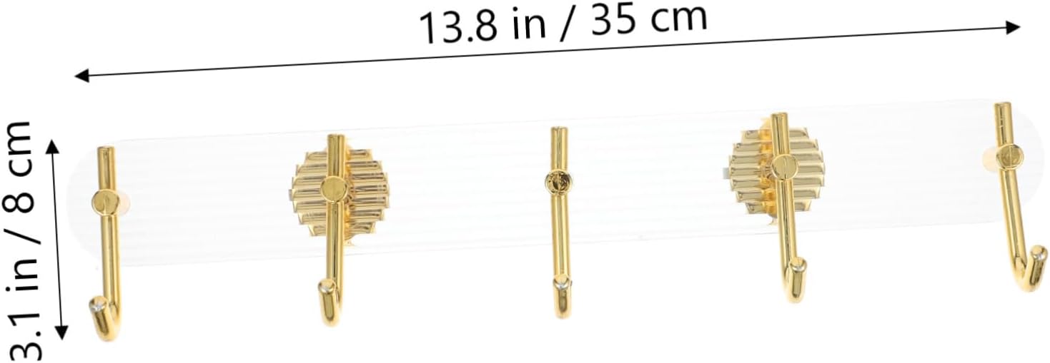 Cabilock Wall Mount Hook for Towels and Mop Broom Storage