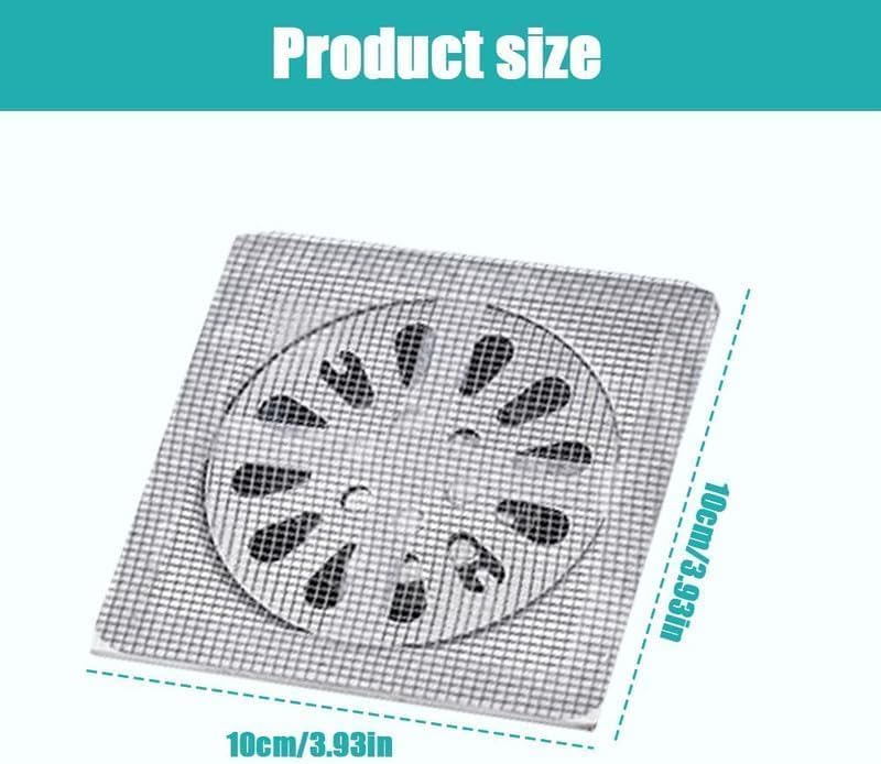 Shower Hair Catcher Stickers 10 Pack for Drain Protection