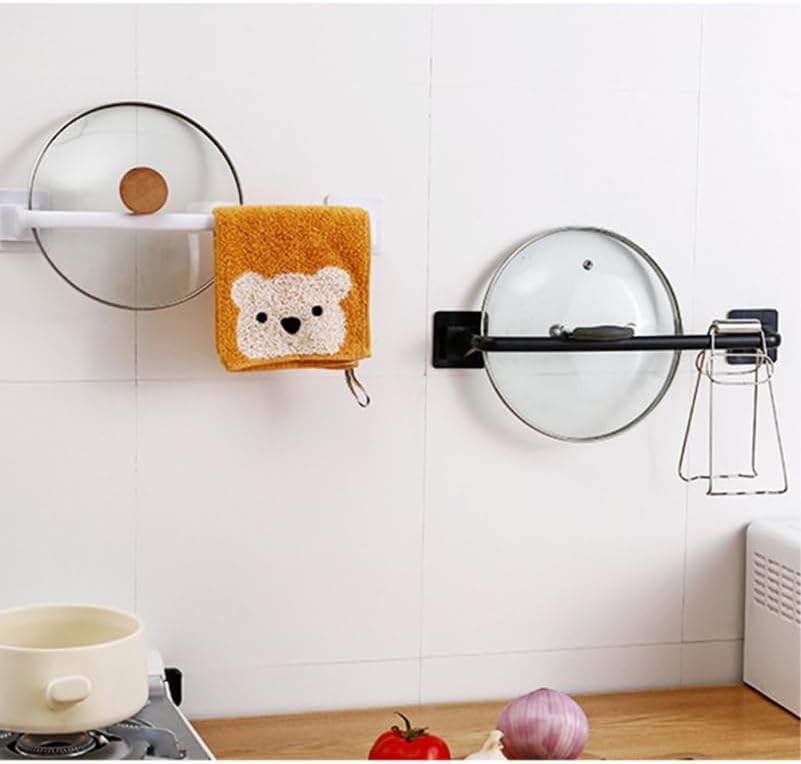 LIFKOME 34cm Plastic Towel Bar - Sturdy Waterproof Easy Install
