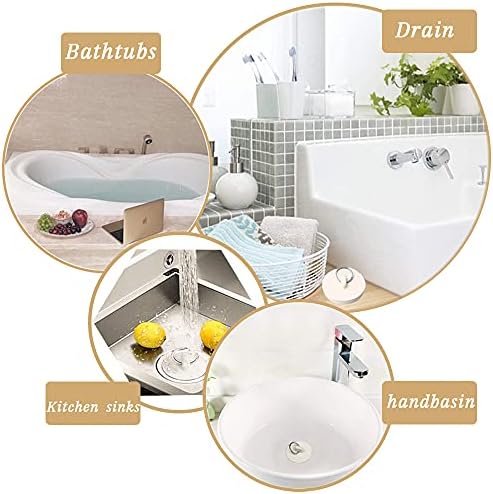 Cicitoywo Bath Tub Drain Stoppers 4 Piece Set 1