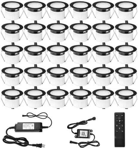 FVTLED WiFi Deck Light Kit RGBW 30pcs Voice Control