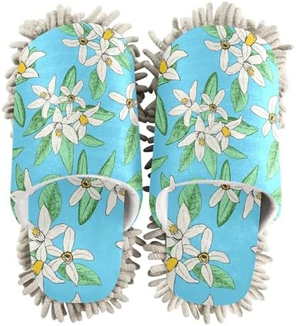 Kigai Microfiber Slippers with Floral Spring Pattern