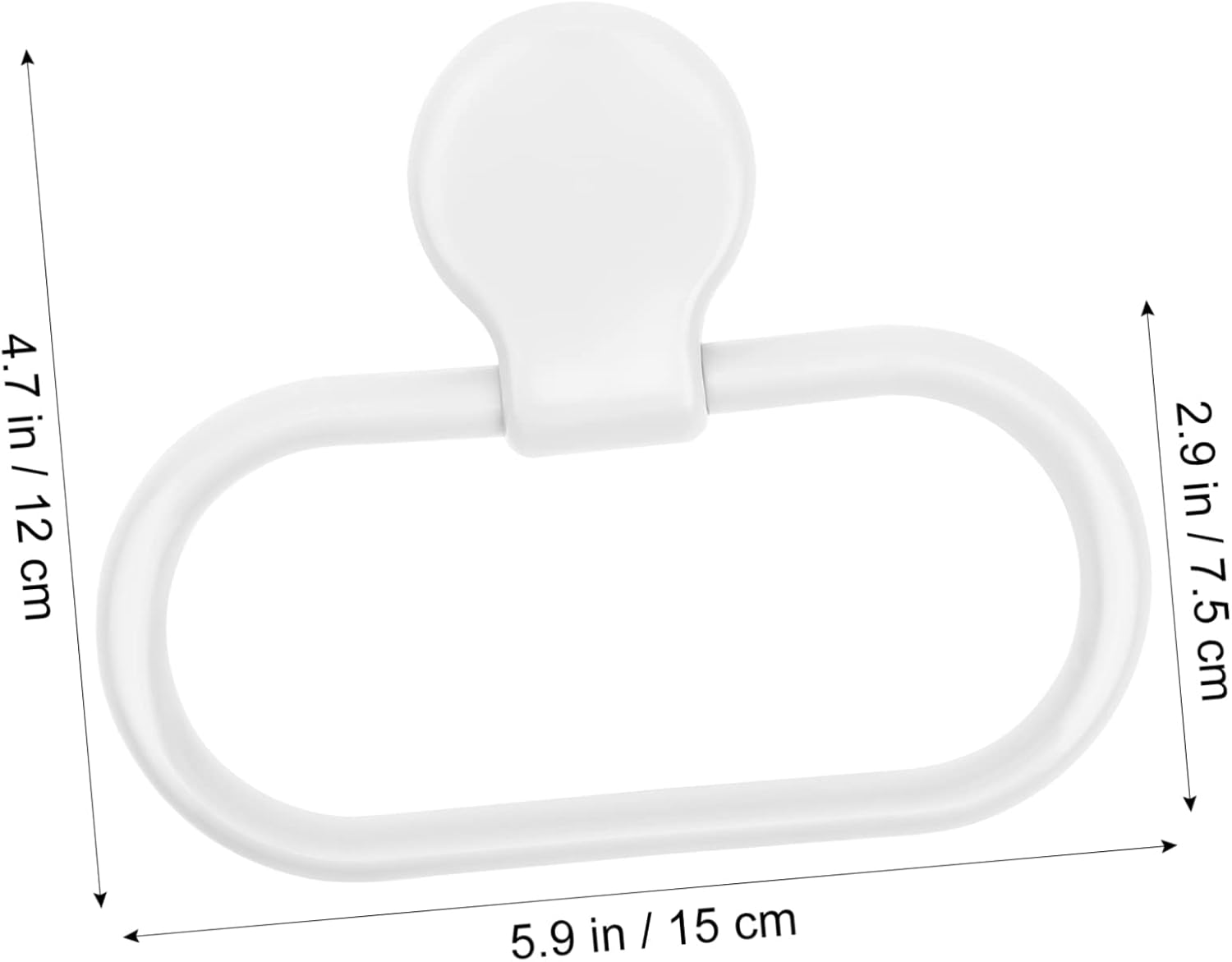 OSALADI Self-Adhesive Towel Holder Ring for Bathroom Kitchen 1