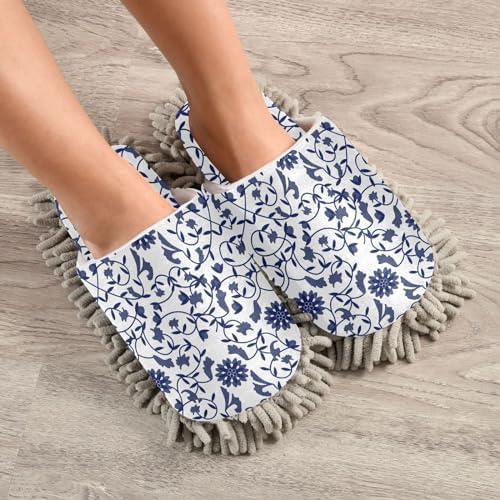 Kigai Microfiber Slippers with Floral Design