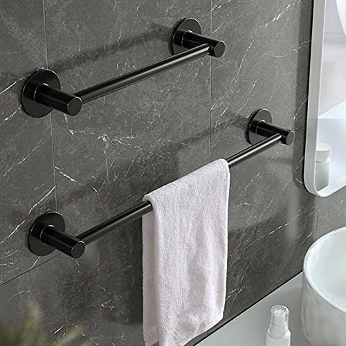 BOCbco Black Towel Rail Wall Mounted
