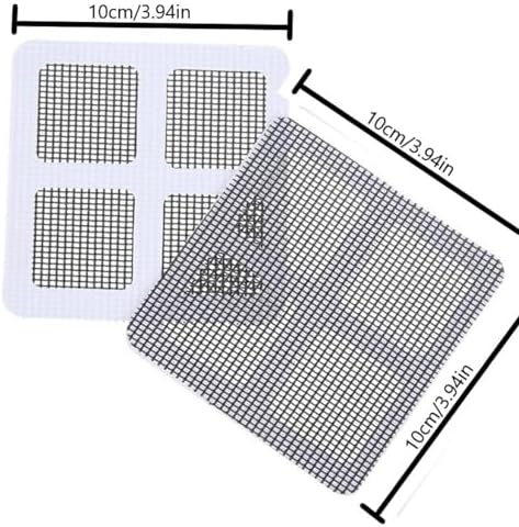 4 X 4 Disposable Hair Catcher Drain Sticker