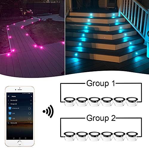 FVTLED WiFi Deck Lights Kit RGBW with Voice Control