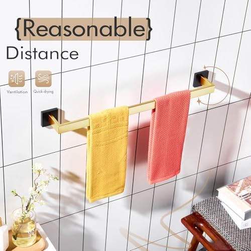 KOKOSIRI 24-Inch Stainless Steel Towel Bar