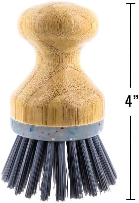 Beille 2pk Dish Brush with Bamboo Handle