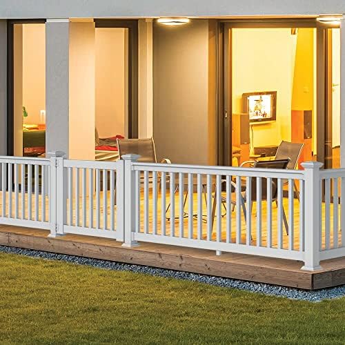 Barrette Outdoor Living 73030535 Gate Vinyl Rail White