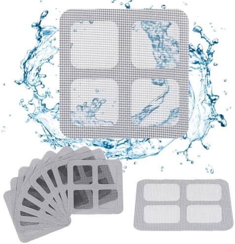 TUMEYET 50-Pack Drain Hair Catcher Sticker 39x39 Inch