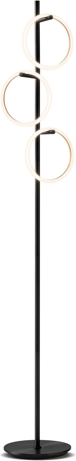 Brightech Saturn LED Tree Floor Lamp - Black