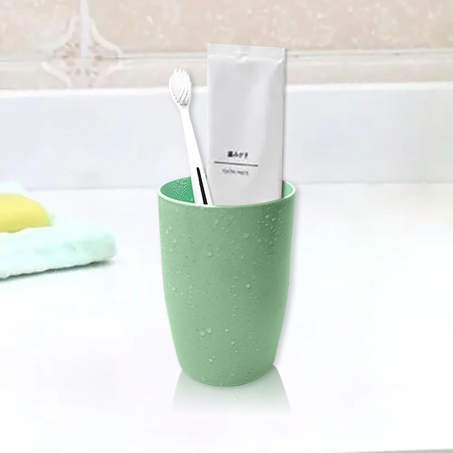 4 Pcs Modern Toothbrush Cup Holder for Home and Travel