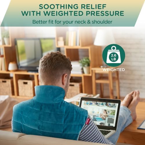 Comfytemp Weighted Heating Pad for Neck and Back