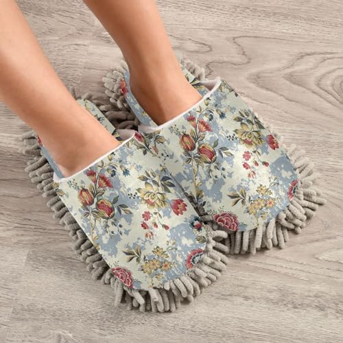 Kigai Microfiber Slippers with Flower Pattern