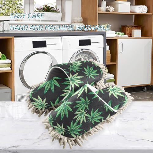 Sinestour Mop Slippers with Microfiber Pads for Floor Cleaning 1