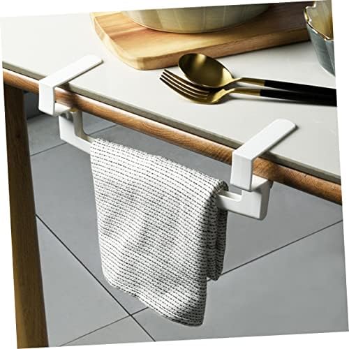 2Pcs Plastic Towel Holders Wall Mounted Storage Rack